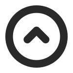 Arrow Up 6 Circle SVG Icon